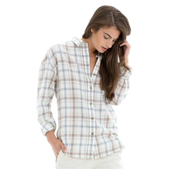 Obey button down plaid shirt - Picture 1 of 7